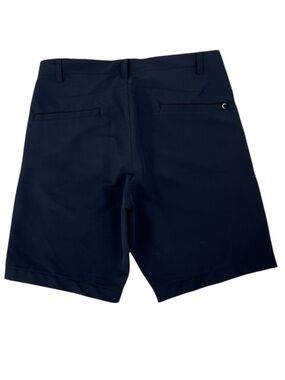 NWT Zyia Active Men's Clubhouse Trainer Shorts Navy Blue SZ M (New)